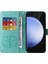 Samsung Galaxy S24 Fe Flip Cardyuvaları Çiçek Deri Için Flip Case (Yurt Dışından) 5