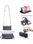 Lg K40 9 Kart Yuvaları Için Crossbody Durumda Uzun Kordon Fermuar Faturaları Yuvası (Yurt Dışından) 4