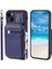 Cüzdan Kılıf IPhone 13 Mini Kickstand Pu Deri Flip Folio Kılıf 3 Kart (Yurt Dışından) 4