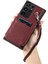 Cüzdan Kılıf Samsung Galaxy S23 Ultra 5g Kickstand 3 Büyük Kart Flip Pu (Yurt Dışından) 4