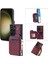 Cüzdan Kılıf Samsung Galaxy S23 Ultra 5g Kickstand 3 Büyük Kart Flip Pu (Yurt Dışından) 5