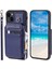 IPhone 15 Için Cüzdan Durumda Kickstand Flip Folio Kılıf 3 Büyük Kart Rfıd Pu (Yurt Dışından) 1