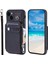 IPhone 15 Için Cüzdan Durumda Kickstand Flip Folio Kılıf 3 Büyük Kart Rfıd Pu (Yurt Dışından) 1