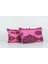 Set Pembe Renkli Geometrik El Dokuma Kilim Kırlent Kılıf 35 x 60 cm 2