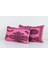 Set Pembe Renkli Geometrik El Dokuma Kilim Kırlent Kılıf 35 x 60 cm 3