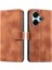 Xiaomi Poco M6 4g Manyetik Kickstand Bilek Kayışı Pu Deri Için Flip Case (Yurt Dışından) 5