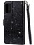 Samsung Galaxy Zipper 5g Kart Tutucu Için Fermuarlı Cebi Durumda Glitter Cüzdan Pu (Yurt Dışından) 3