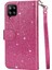 Samsung Galaxy A12 5g Için Fermuarlı Cebi Durumda Pu Deri Glitter Cüzdan (Yurt Dışından) 3