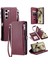 Samsung Galaxy S23 Için Crossbody Durumda Cüzdan 9 Kart Yuvaları Rfıd Uzun (Yurt Dışından) 1