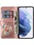 Samsung Galaxy S22 5g Için Fermuar Cep Durumda Kart Tutucu Bilek Kayışı Pu (Yurt Dışından) 3