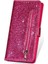IPhone 11 Için Fermuarlı Cebi Durumda Pu Deri Manyetik Kapatma Glitter (Yurt Dışından) 5