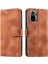 Xiaomi Redmi Not 10 Için Flip Case 4g Cüzdan Kart Yuvaları Bilek Kayışı Pu (Yurt Dışından) 1