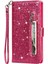 IPhone 11 Pro Için Fermuar Cep Durumda Kart Tutucu Glitter Cüzdan Kılıf Pu (Yurt Dışından) 5
