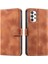 Samsung Galaxy A73 5g Manyetik Pu Deri Bilek Kayışı Cüzdan Için Flip Case (Yurt Dışından) 5