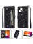 IPhone 13 Mini Manyetik Kapatma Glitter Cüzdan Pu Için Fermuarlı Cebi Durumda (Yurt Dışından) 1