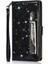 IPhone 13 Mini Manyetik Kapatma Glitter Cüzdan Pu Için Fermuarlı Cebi Durumda (Yurt Dışından) 4
