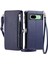 Google Piksel 8A Uzun Kordon Rfıd Engelleme Durumda Cüzdan Için Crossbody Durumda (Yurt Dışından) 1