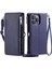 IPhone 15 Pro Fermuar Faturaları Yuvası Için Crossbody Durumda Rfıd Engelleme Uzun 9 (Yurt Dışından) 1
