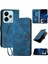Xiaomi Redmi 13 Için Flip Case Kabartmalı Kelebek ve Kredi Kartı Yuvası Yüksek (Yurt Dışından) 1