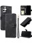 Samsung Galaxy S23 Ultra Manyetik Bilek Kayışı Cüzdan Kart Pu Için Flip Case (Yurt Dışından) 5