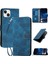 IPhone 15 Için Flip Case Kabartmalı Kelebek Yüksek Kaliteli Deri Telefon Kılıfı (Yurt Dışından) 1