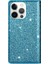 IPhone 14 Için Glitter Flip Case Pro Manyetik Kapatma Pu Deri Kart Çevirme (Yurt Dışından) 4