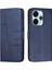 Xiaomi Poco M6 4g Yan Toka Için Flip Case Tam Koruma Kartı Pu (Yurt Dışından) 1