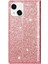 IPhone 14 Artı Pu Deri Manyetik Kapatma Kartı Için Glitter Flip Case (Yurt Dışından) 2