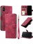 IPhone Xs Max Manyetik Cüzdan Kart Yuvaları Için Flip Case Bilek Kayışı Pu (Yurt Dışından) 5
