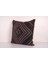 Çizgili El Dokuma Kilim Kırlent Kılıf 72 x 72 cm 3