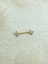 Cerrahi Çelik Altın Rengi Göğüs Ucu Piercing Küpe 1