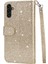 Samsung Galaxy A54 5g Için Fermuarlı Cebi Durumda Glitter Cüzdan Kılıf Bilek (Yurt Dışından) 5