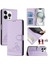 IPhone 15 Için Kılıf Pro Cüzdan Kapak Çevirin Kart Yuvası Tutucu Kickstand Kedi (Yurt Dışından) 5