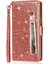 Samsung Galaxy S23 Glitter Cüzdan Kılıf Bilek Kayışı Için Fermuarlı Cebi Durumda (Yurt Dışından) 5