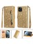 IPhone 11 Pro Için Fermuar Cep Durumda Kart Tutucu Glitter Cüzdan Kılıf Pu (Yurt Dışından) 1
