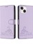 IPhone 13 Için Kılıf Mini Kedi Rfıd Kart Yuvası Tutucu Kickstand Cüzdan Flip (Yurt Dışından) 1