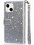 IPhone 15 Için Fermuar Cep Durumda Artı Glitter Cüzdan Kılıf Manyetik Pu (Yurt Dışından) 4