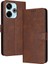 Toka Saf Renk Kickstand Pu ile Xiaomi Poco M6 4g Için Flip Case (Yurt Dışından) 1