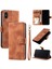 IPhone Xs Max Manyetik Cüzdan Kart Yuvaları Için Flip Case Bilek Kayışı Pu (Yurt Dışından) 1