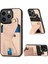IPhone 13 Için Kılıf Pro Standı Fonksiyonu Manyetik Tasarım Cardholder Braketi (Yurt Dışından) 1