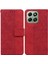 Onur X6B Flip Folio Premium Pu Deri Için Flip Case Geometrik Kabartmalı (Yurt Dışından) 1