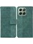 Onur X6B Flip Folio Premium Pu Deri Için Flip Case Geometrik Kabartmalı (Yurt Dışından) 1