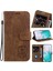 Samsung Galaxy A16 Flip Folio Kart Cep Kabartmalı Sevimli Kaplan (Yurt Dışından) 1