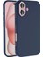 Apple iPhone 16 Plus Kılıf Lsr Lansman Kapak-Lacivert 1
