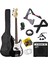 CBG-460BK 46 inç 4/4 Yetişkin Amfili Bas Gitar Seti White Black 1