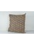 Kahverengi Renkli Geometrik El Dokuma Kilim Kırlent Kılıf 85 x 85 cm 3