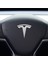 Tesla Model Y Özel Kesim Logo Seti - Direksiyon Ön Arka Jantlar ve Sensörler Için 8'lu Tesla Logo Sticker Seti ( Alüminyum ) 4