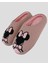 MİİMİ - Minnie Mouse Detaylı Pembe Kadın Ev Terliği 1