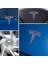 Tesla Model Y Özel Kesim Logo Seti - Direksiyon Ön Arka Jantlar ve Sensörler Için 8'lu Tesla Logo Sticker Seti ( Simli Mor ) 2