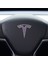 Tesla Model Y Özel Kesim Logo Seti - Direksiyon Ön Arka Jantlar ve Sensörler Için 8'lu Tesla Logo Sticker Seti ( Simli Mor ) 5